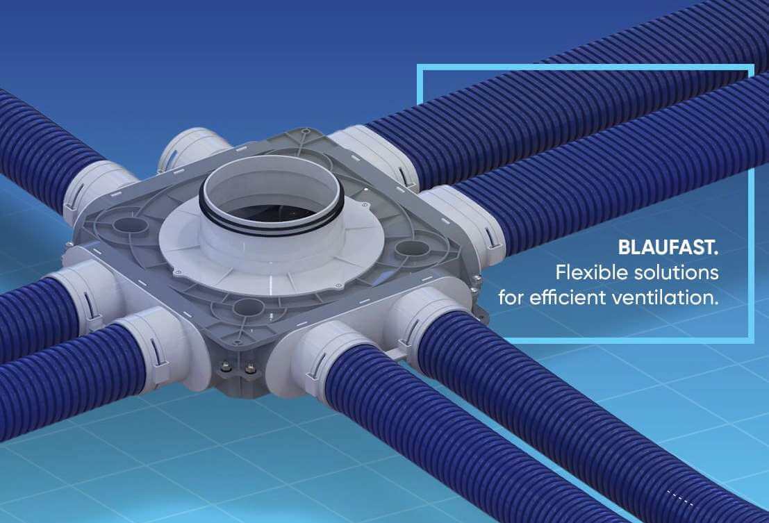 10 blaufast pipe system for ventilation