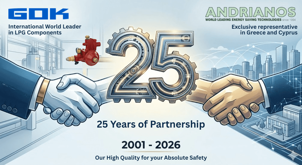 apoklistiki sinergasia gok andrianos 25 xronia lpg