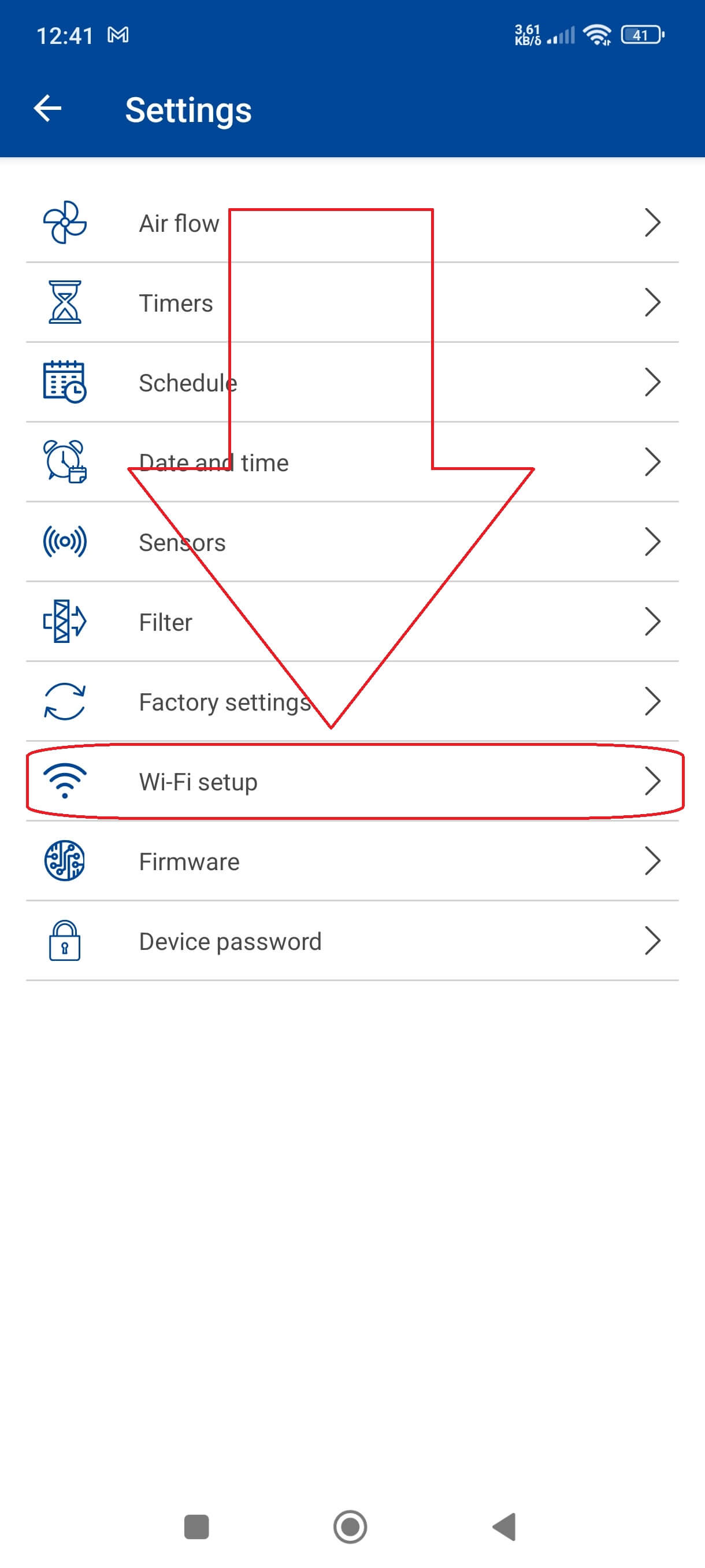 011 blauberg wifi setup