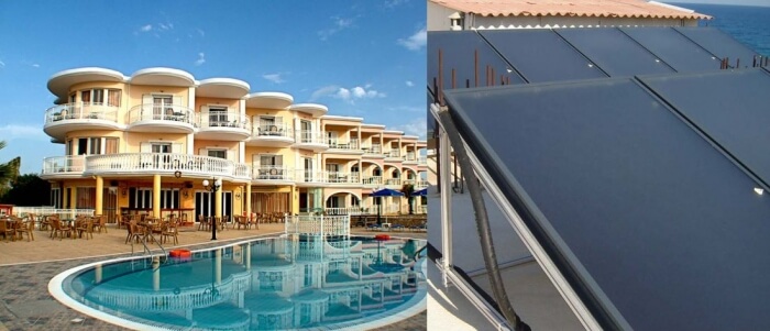 Hotel Arcadia - Ηλιοθερμικό Σύστημα