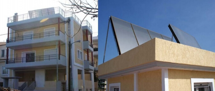 Ηλιοθερμικό Σύστημα στην Αγία Παρασκευή