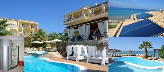 Hotel Delfino Blue -Solar Thermal System
