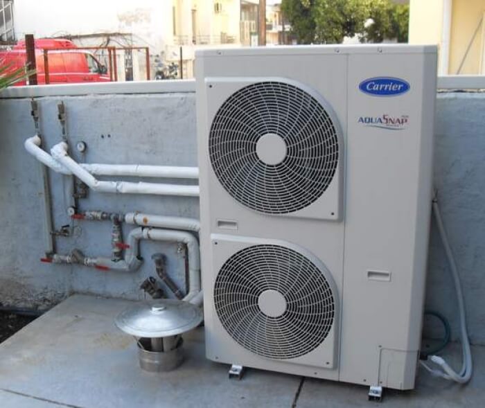 Installation of Heat Pump in CRES ANDRIANOS
