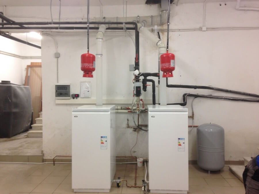 New modern Oil Condensing Boilers by ANDRIANOS at the Trifylia Metropolis of the Church