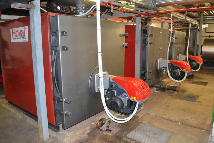 Supply and installation of new oil boilers at Kalamata Hospital