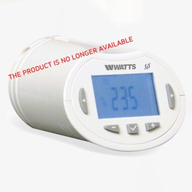ηλεκτρονική θερμοστατική κεφαλή του οίκου Watts