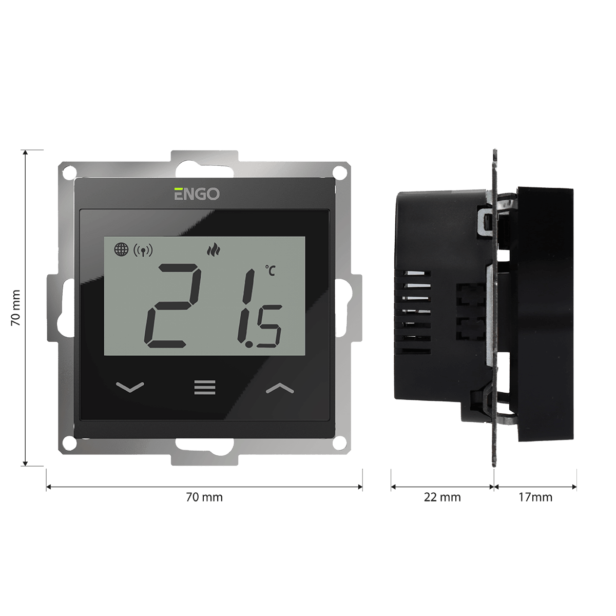 Διαστάσεις E55 Black