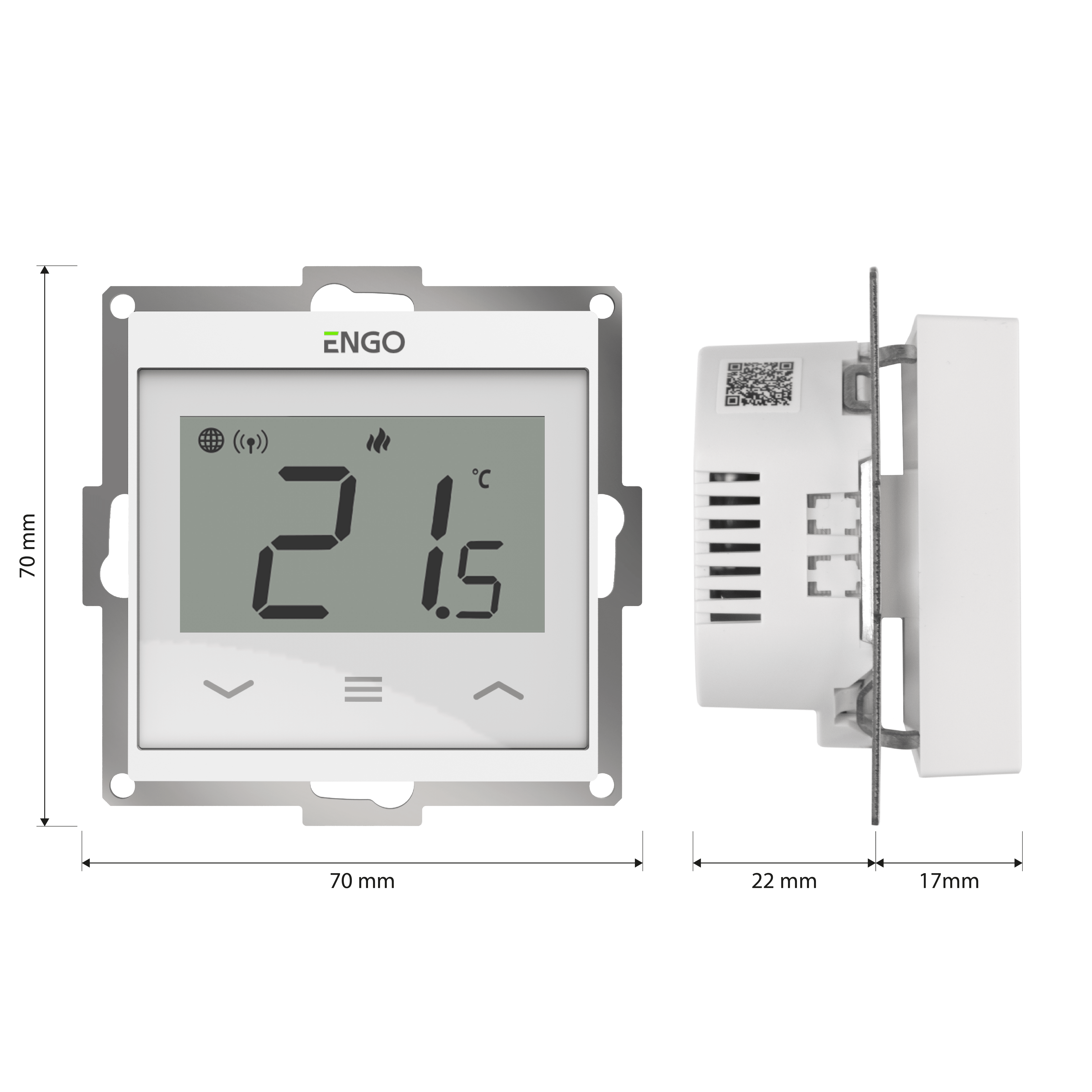 Διαστάσεις E55 White