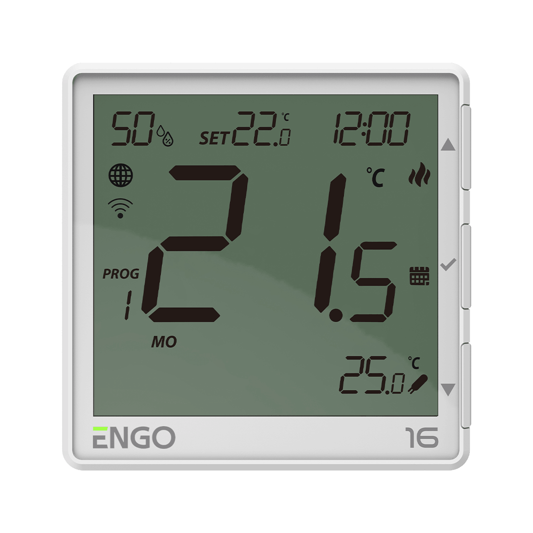 ENGO EONE-16W White Wi-Fi Thermostat